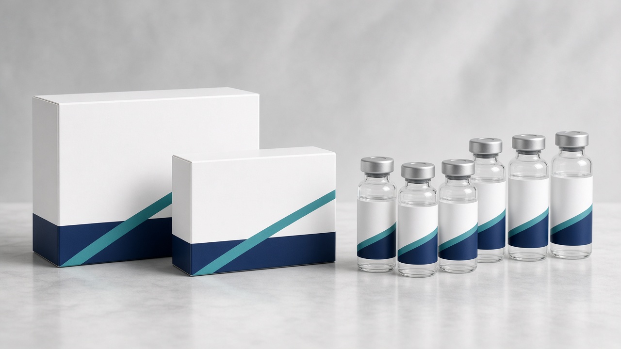 OEM vial, carton, and insert packaging
